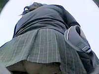 Though this babes ass has some cellulites on the skin her up the skirt view still looks very exciting and hot! 