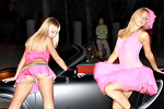 Pink girls upskirts